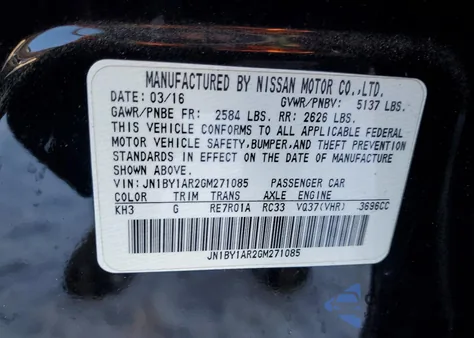 2016 Infiniti Q70 3.7 z USA, uszkodzony, nr VIN JN1BY1AR2GM271085